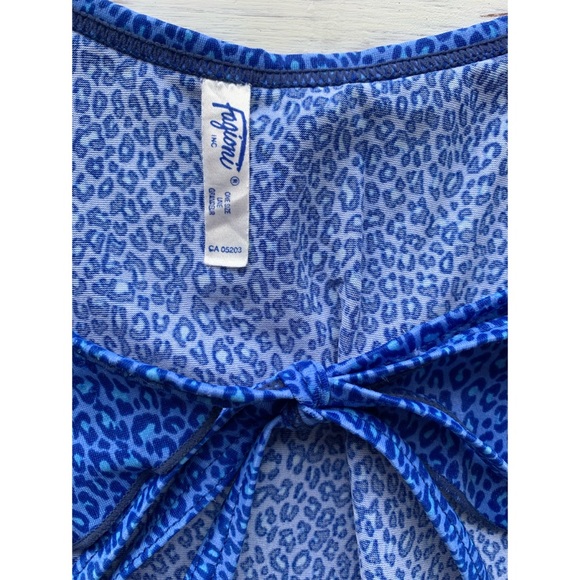 Super cute and sexy blue leopard print swim skirt π - Picture 8 of 8